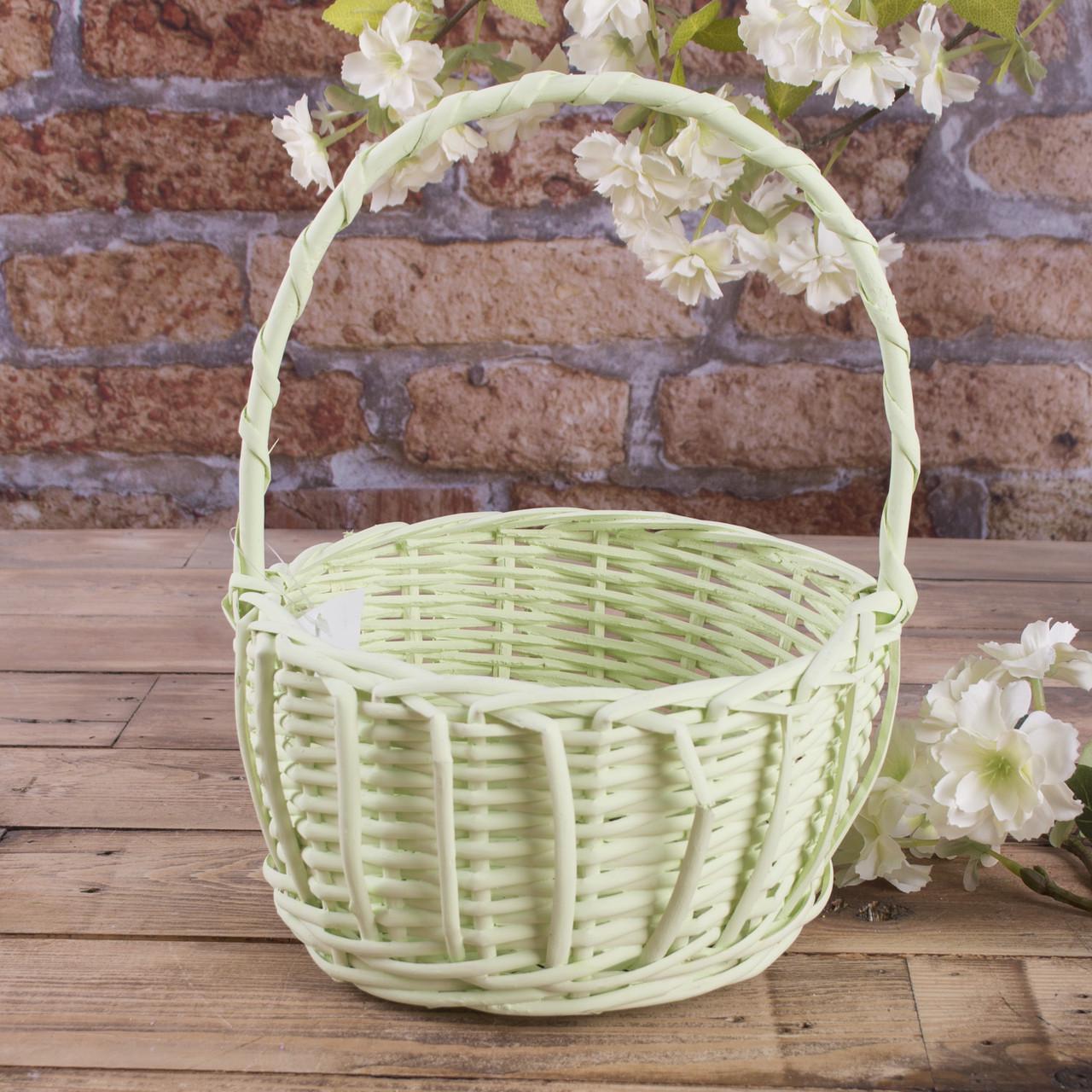 Кошик Пастельний круглий Салатовий (1869-6)