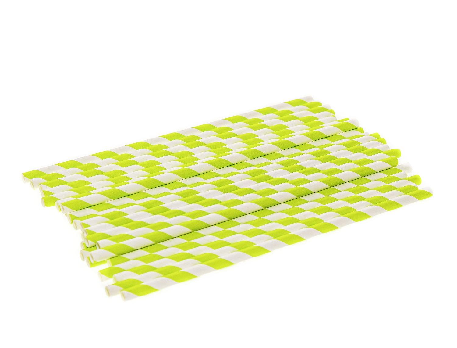 Трубочка для напитков One Chef Диагональ бумажная 8 цветов 200 мм d 6 мм 25 шт. в уп. (51924) - фото 11