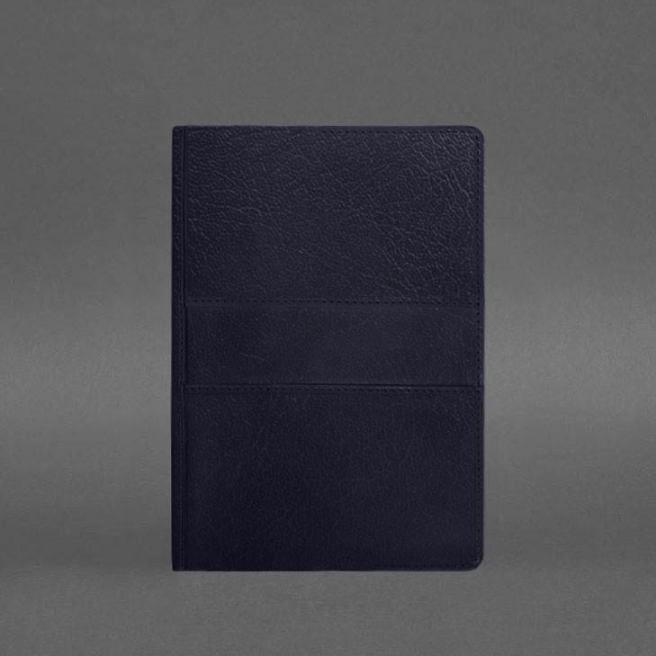 Блокнот шкіряний Софт-бук 9.3 Краст А5 Синій (A-028014) - фото 5