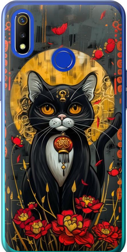 Чехол на Realme 3 China Cat (6134u-1869-42517)