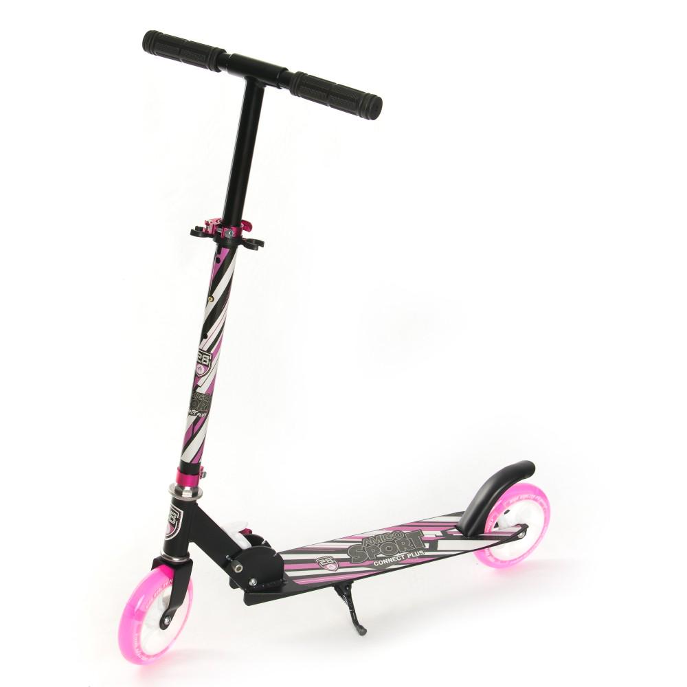 Самокат Amigo Sport СonneСt Plus Flash 145 мм Розовый