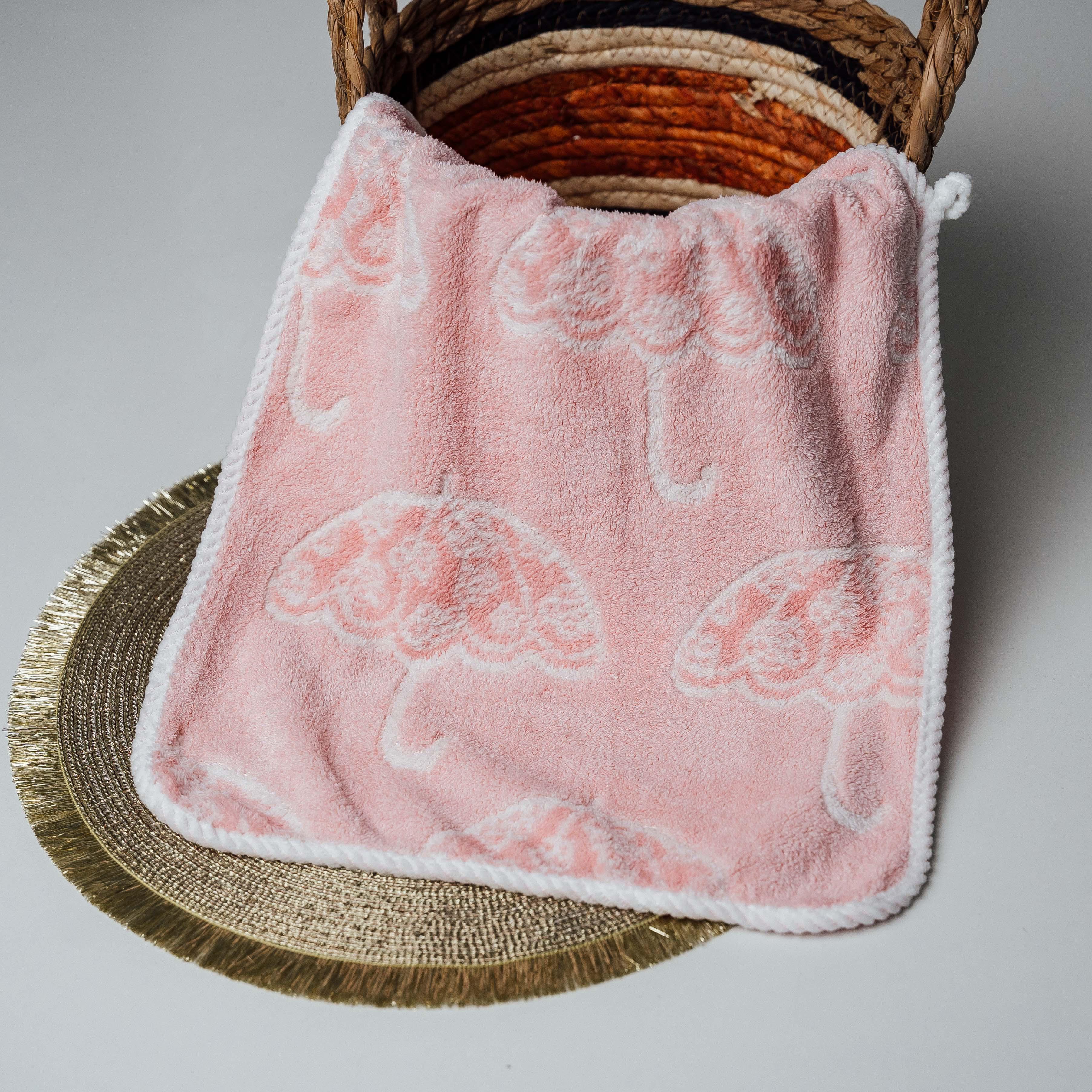 Полотенце кухонный зонтик 35х75 см Коралловый (87184)