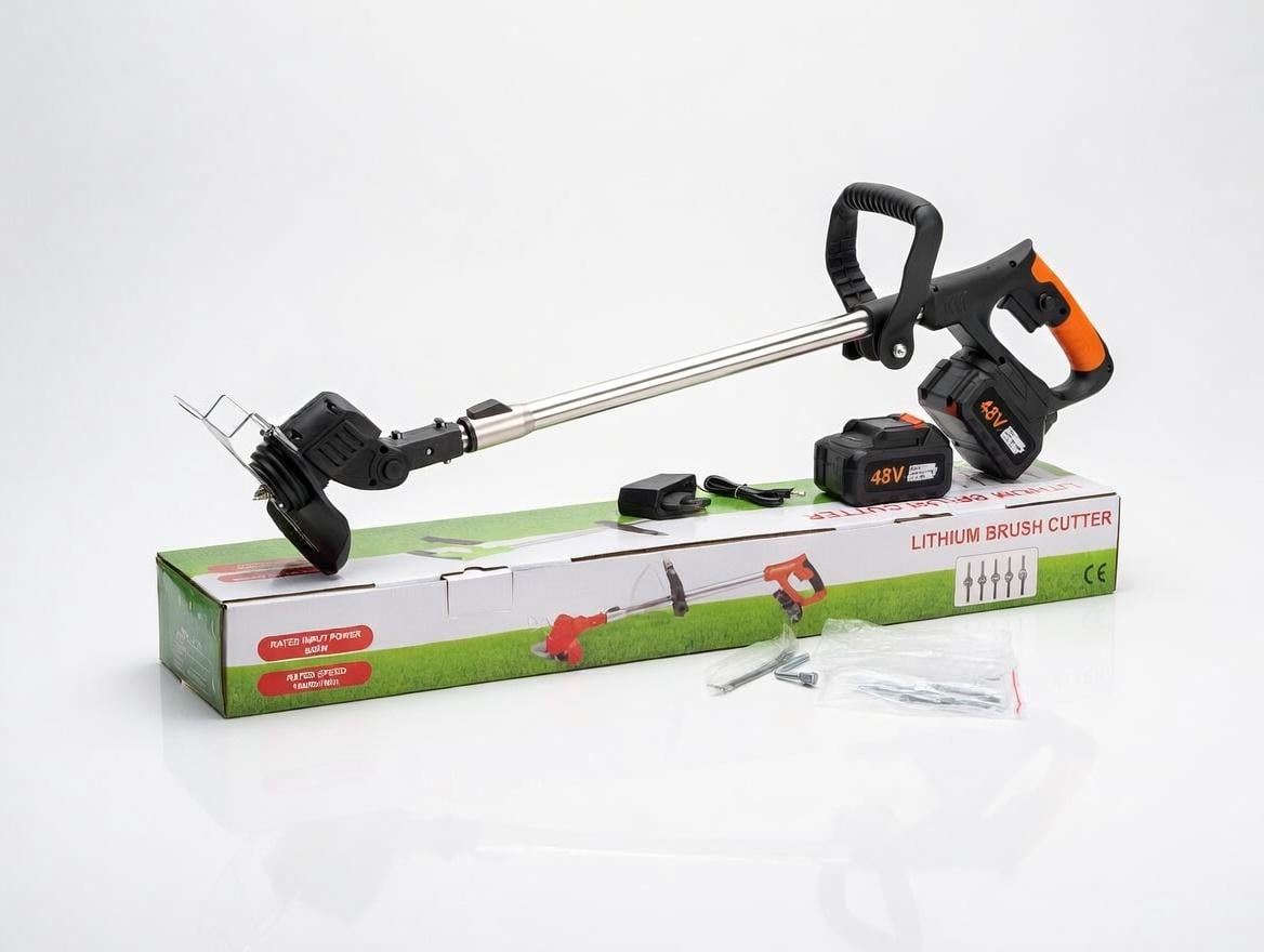 Газонокосилка-триммер Lawn Mower AND LY-743 2 аккумулятора 48 В 5 А
