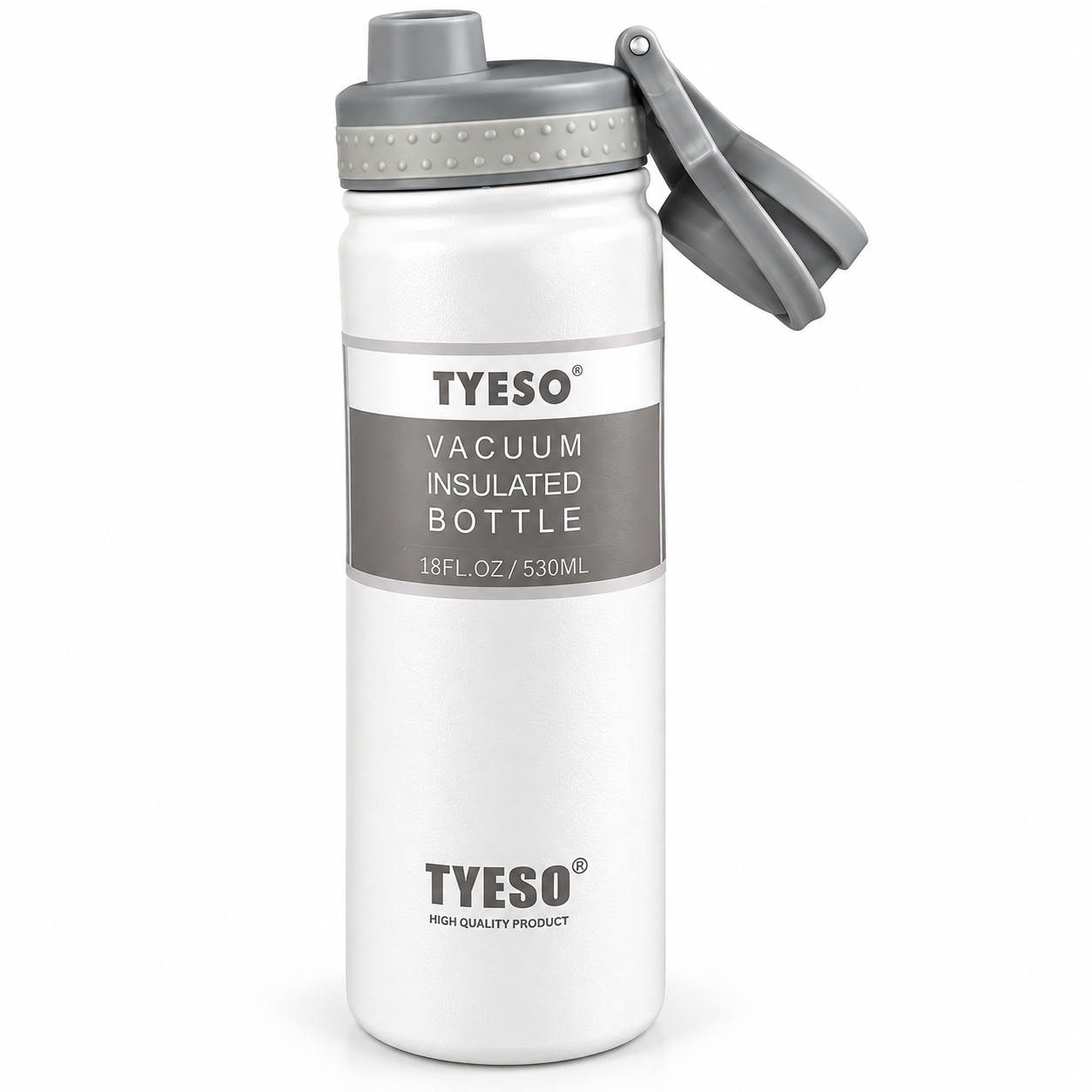 Термос Tyeso из нержавеющей стали 530 мл Белый (38594370)