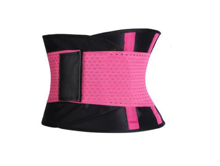 Пояс SUNROZ Hot Power Belt для схуднення XXXL Чорно-Рожевий (SUN1567)