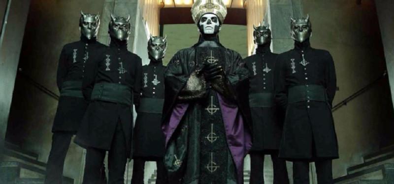 Маска музичного гурту Ghost р. 52-56 (12399926) - фото 2 Маска музичного гурту Ghost р. 52-56 (12399926) - фото 2