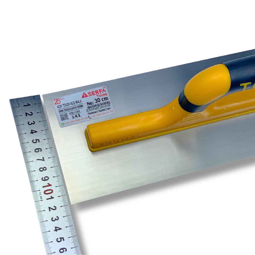 Гладилка штукатурна Touch Plaster Trowel Open Handle 35 см Жовтий (143) - фото 5 Гладилка штукатурна Touch Plaster Trowel Open Handle 35 см Жовтий (143) - фото 5