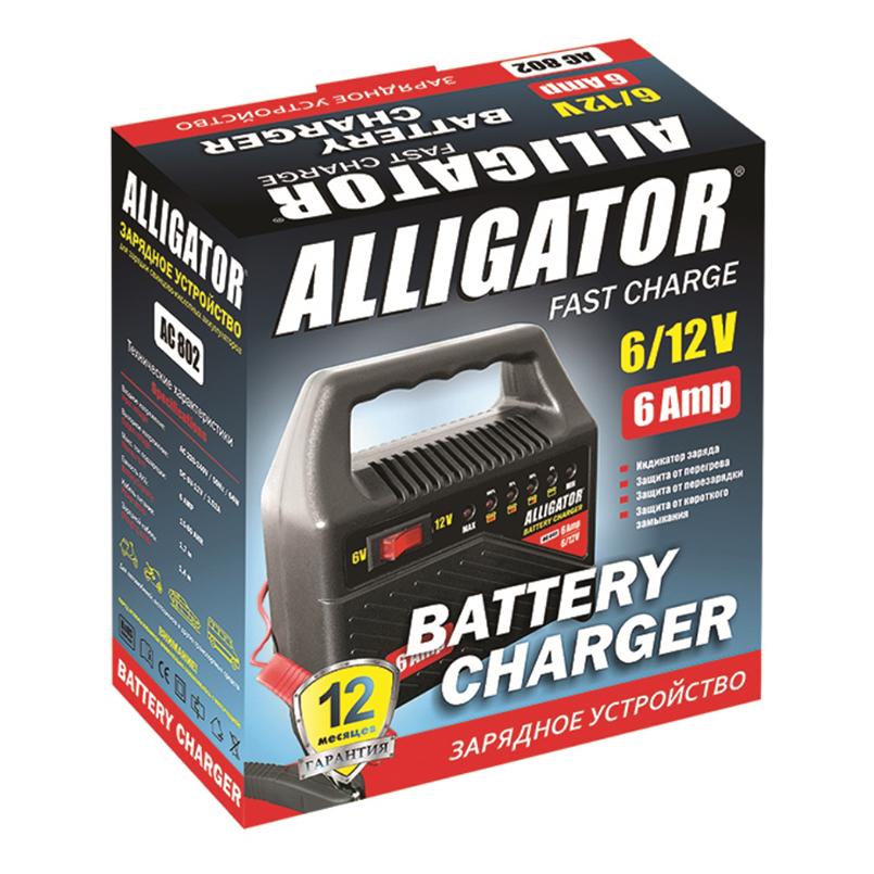 Зарядное устройство Alligator AC802 6/12V 6А (12608925) - фото 3