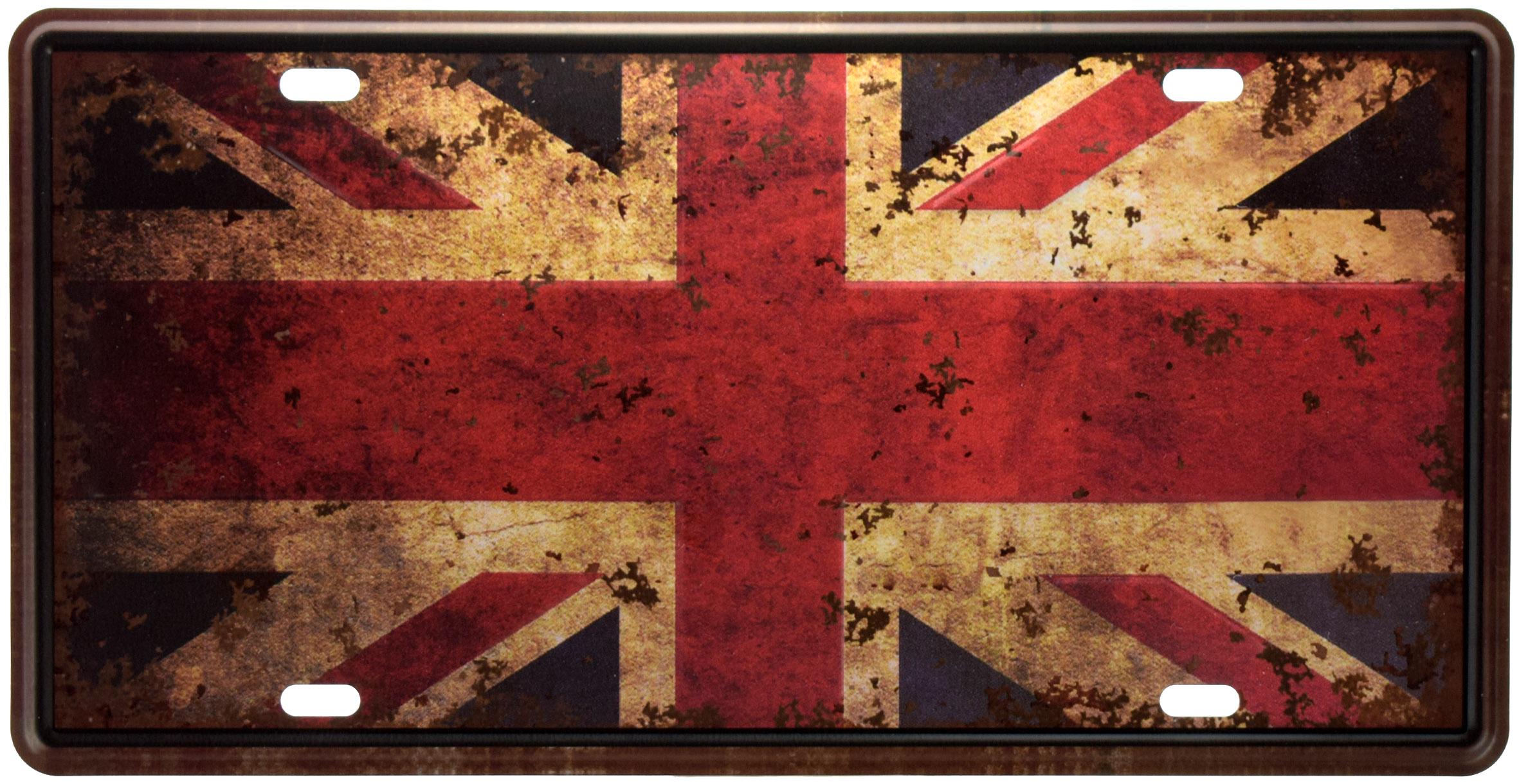 Табличка металева Прапор Великобританії Union Jack 15x30 см