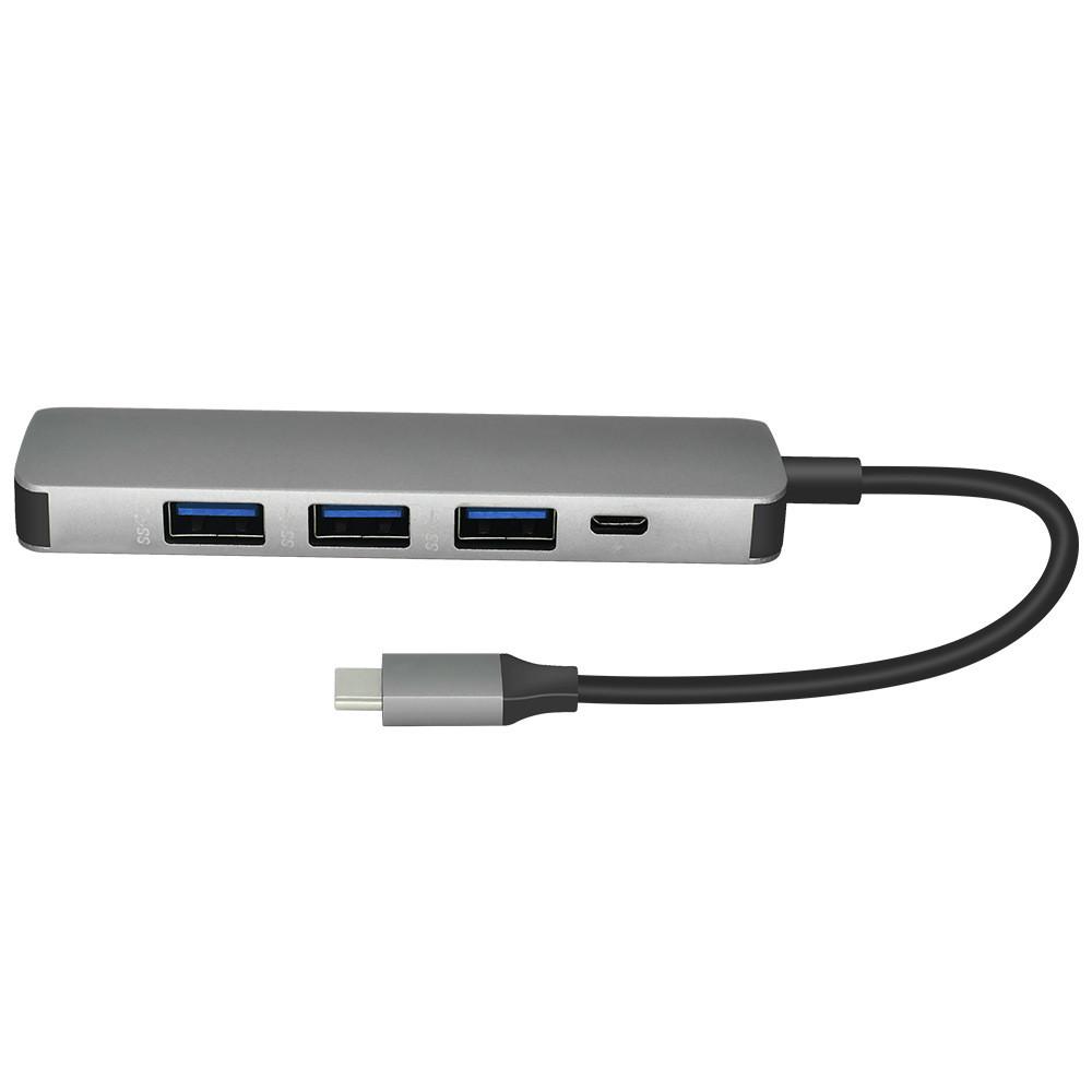USB Type-C разветвитель/хаб Digital Lion MH-03 на 4 порта USB 3.0 + MicroUSB для ноутбука - фото 5