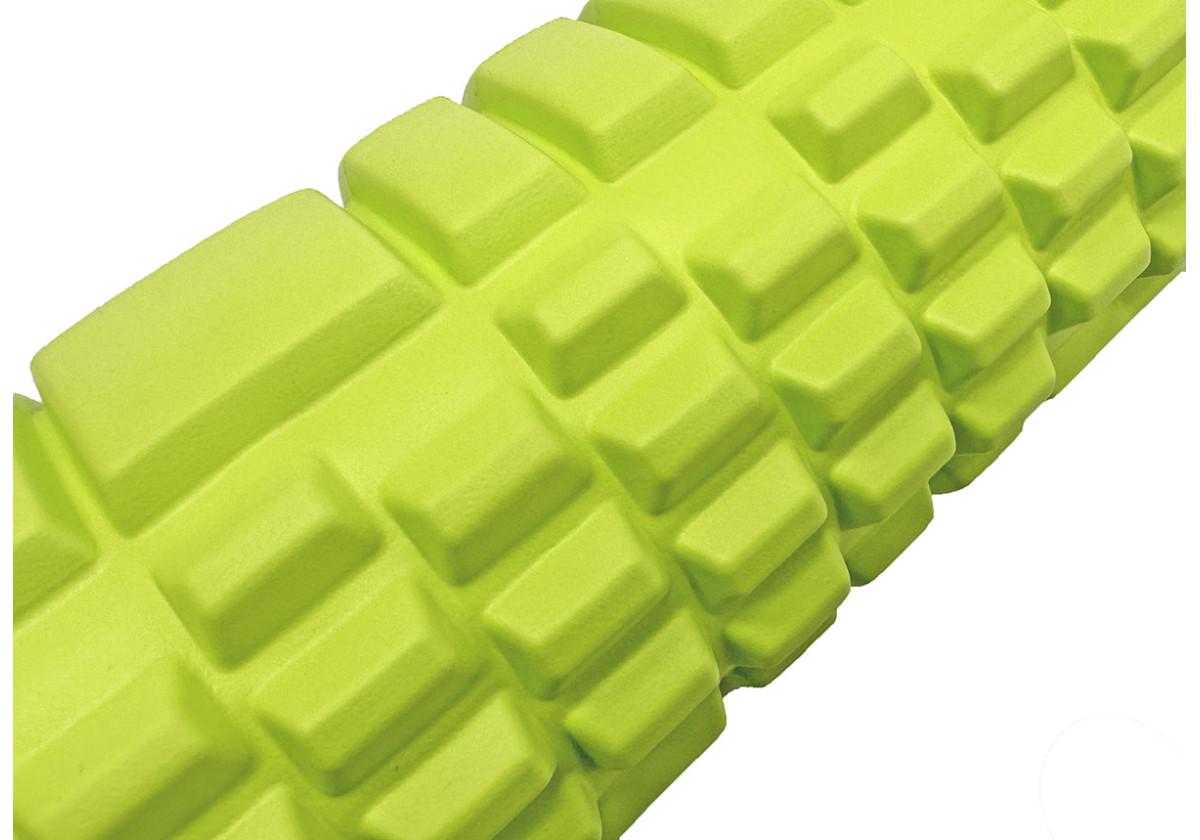 Масажний ролик EasyFit Grid Roller v.1.1 33 см Салатовий (EF-2020-GN) - фото 3