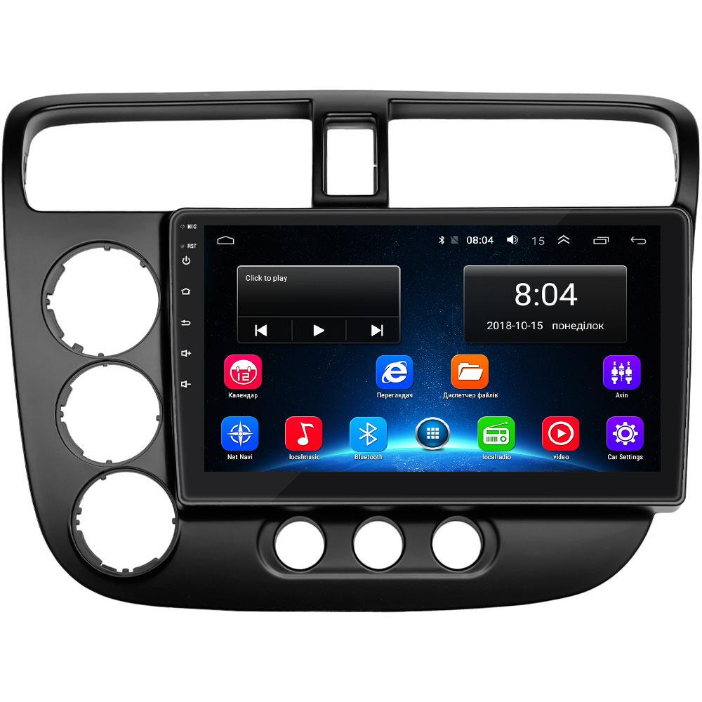 Магнитола штатная Lesko 9" для Honda Civic VII Restyling 2003-2006 2/32Gb Wi-Fi GPS Base