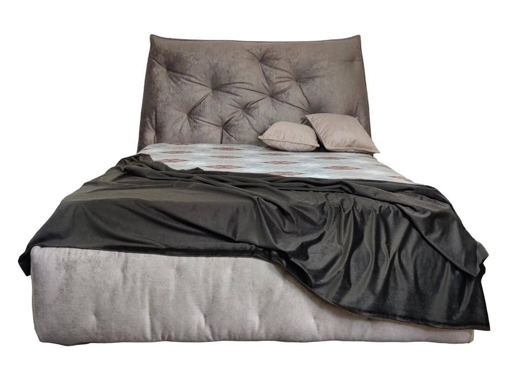 Кровать двуспальная BNB Mayflower Premium Simple с дополнительной металлической цельносварной рамой 160х190 см Серый (bnb_190_0559)