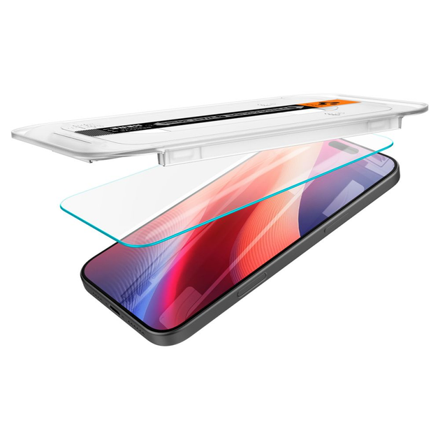Захисне скло для телефону Spigen EZ FIT GLAS.tR for iPhone 16 Pro Max 1 шт. Clear (AGL07914) - фото 3 Захисне скло для телефону Spigen EZ FIT GLAS.tR for iPhone 16 Pro Max 1 шт. Clear (AGL07914) - фото 3
