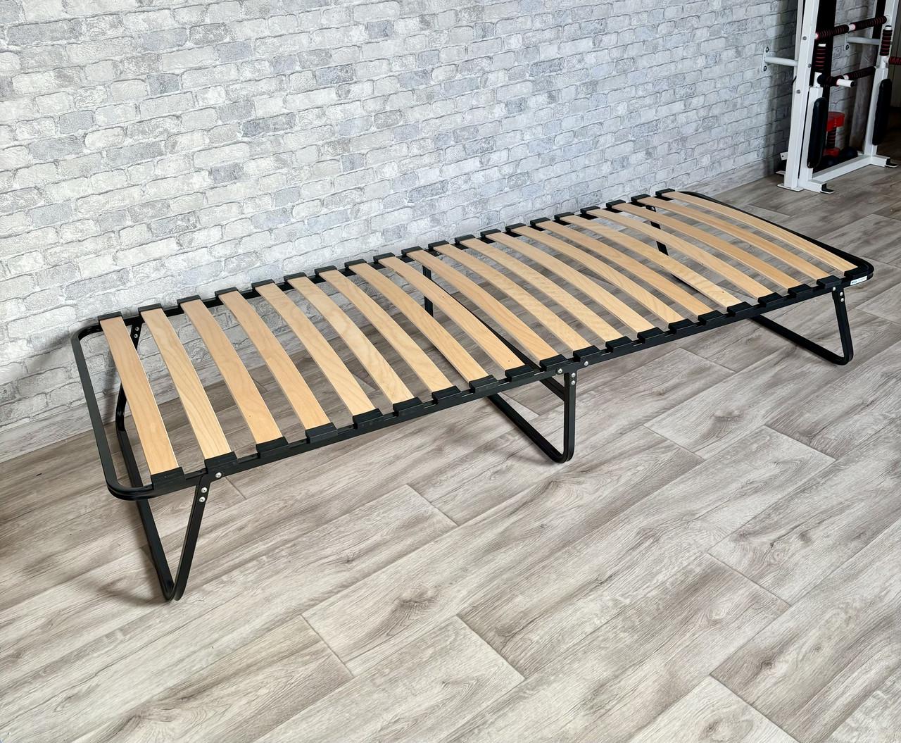 Розкладачка посилена Міць на ламелях до 150 кг 200x80 см (2818797618) Розкладачка посилена Міць на ламелях до 150 кг 200x80 см (2818797618)