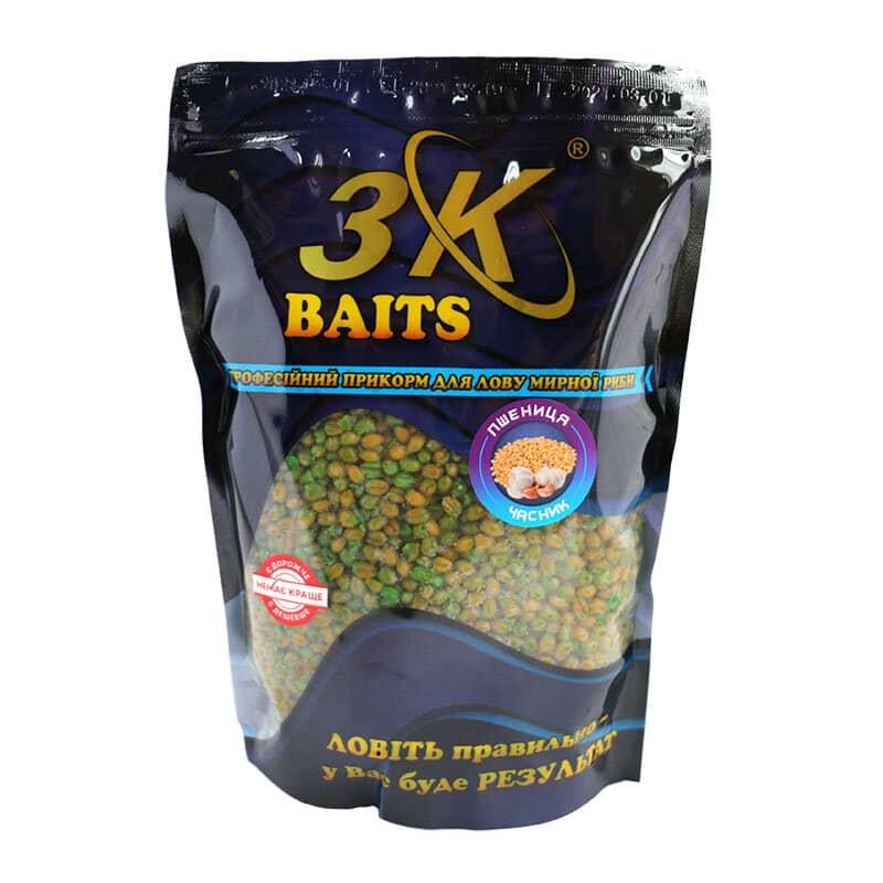 Прикорм 3KBaits Пшеница Чеснок 800 г (3KB1119)