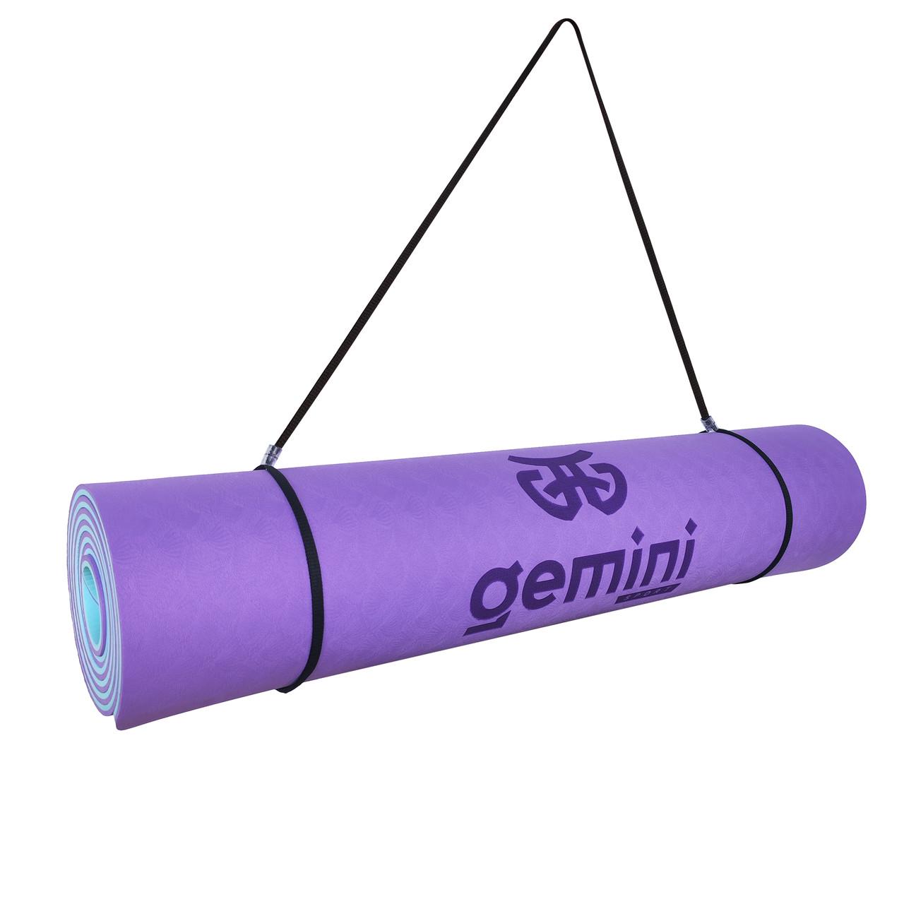 Коврик для фитнеса и йоги Gemini Pro GE-6TSV TPE/TC 6 мм (2012936398) - фото 5 Коврик для фитнеса и йоги Gemini Pro GE-6TSV TPE/TC 6 мм (2012936398) - фото 5
