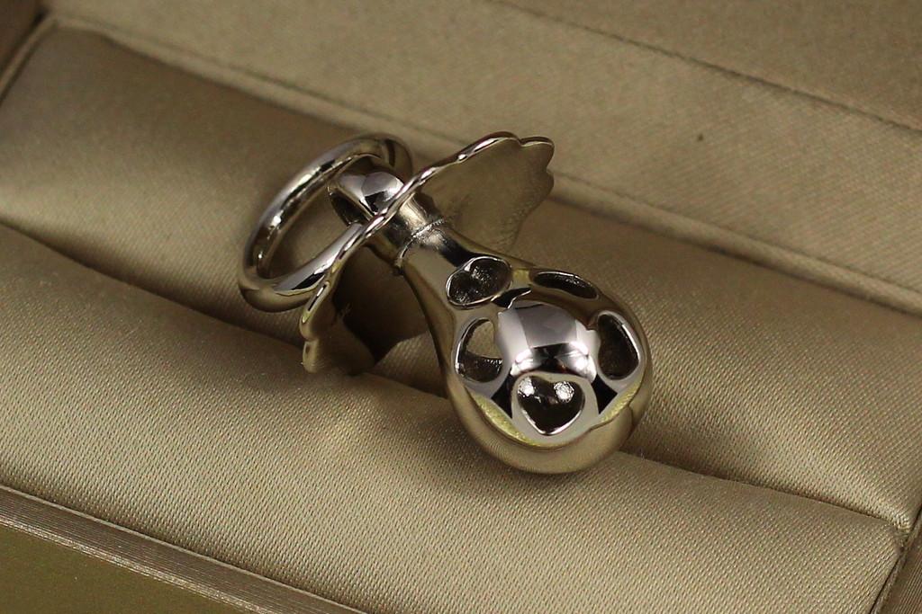 Кулон Xuping Jewelry Соска с шариком тарахтит 2,5 см Серебристый (2414616197)