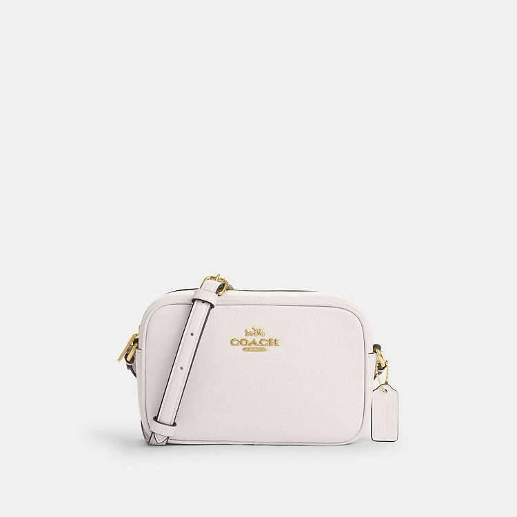 Женская сумка Coach Mini Jamie Camera Bag Chalk CQ875 Молочный (38427279)