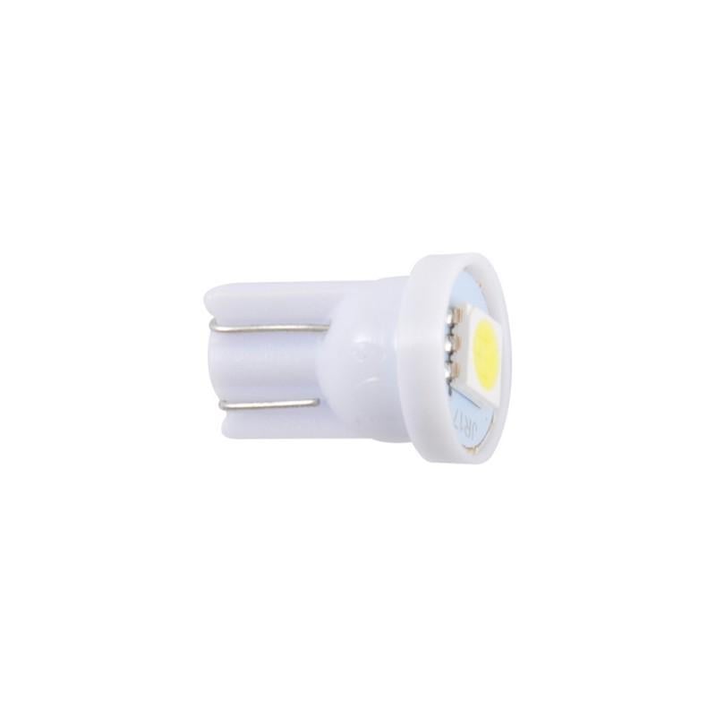 Автолампа светодиодная Solar 12V T10 W2,1x9,5d 1smd 5050 White