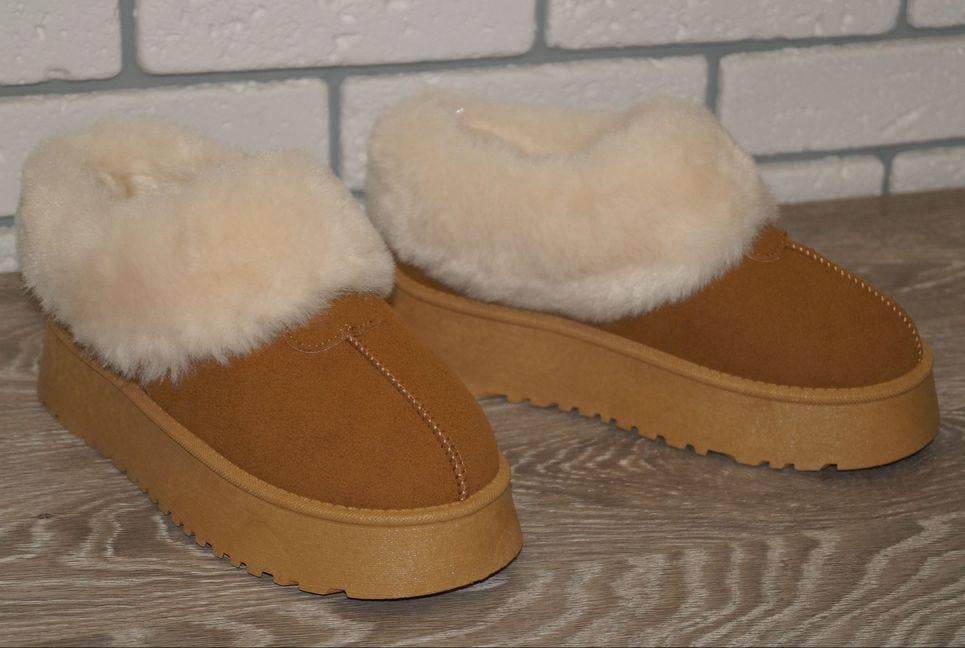 Угги женские зимние на платформе Swin shoes р. 39 24,5 см Коричневый (31556-39) - фото 4