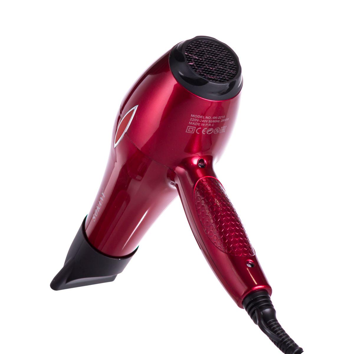 Фен для волосся Sokany SK-2215 з дифузором та концентратором 2600 Вт (7414) - фото 9