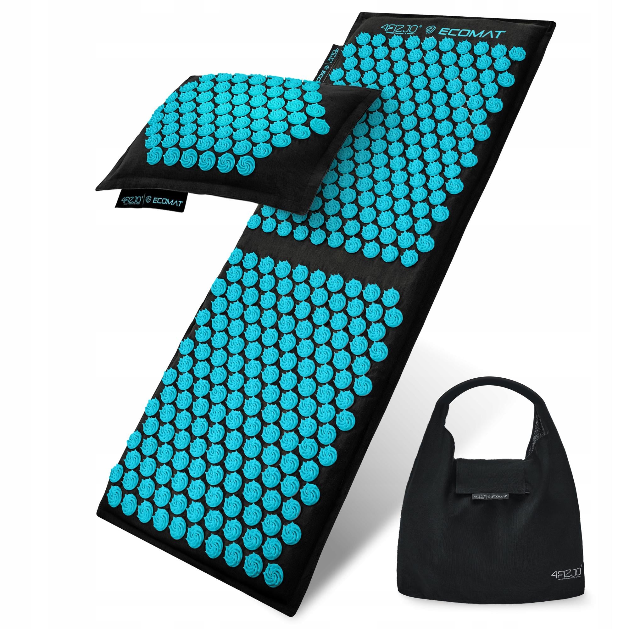 Коврик акупунктурный с подушкой 4FIZJO Eco Mat XL Аппликатор Кузнецова Black/Blue (P-5907739317452) Коврик акупунктурный с подушкой 4FIZJO Eco Mat XL Аппликатор Кузнецова Black/Blue (P-5907739317452)