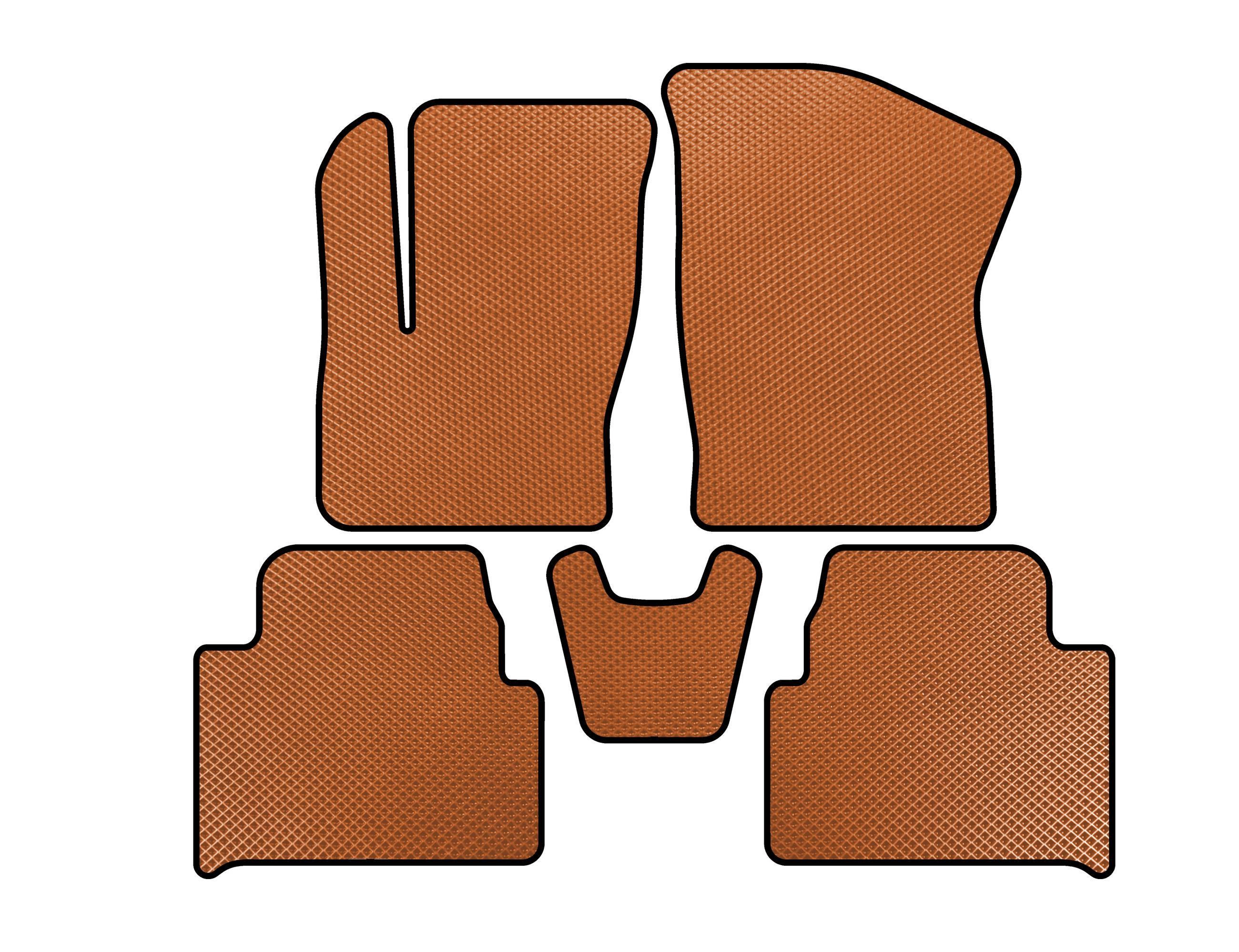 Коврики Digital Designs EVA для Ford C-Max 2004-2010 гг. этилвинилацетат Оранжевый (144523)