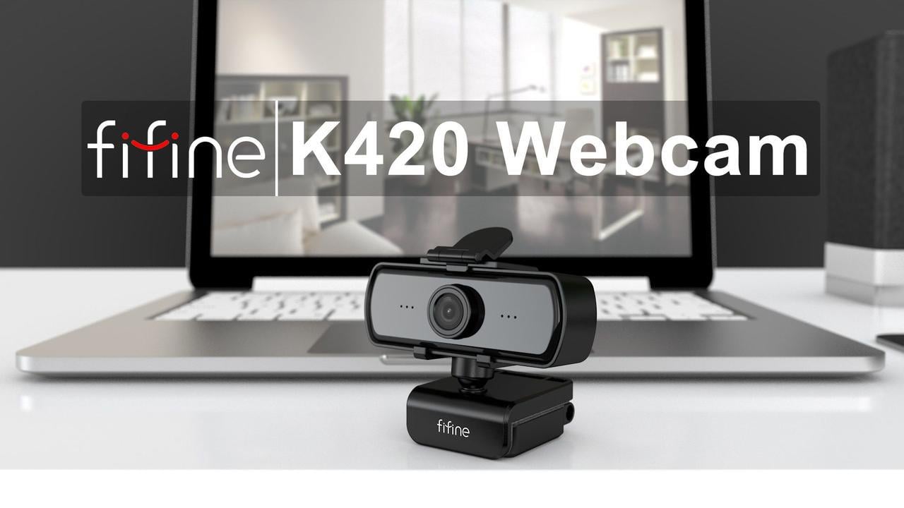 Вебкамера Fifine K420 2K 1440p зі штативом (2428203275) - фото 7