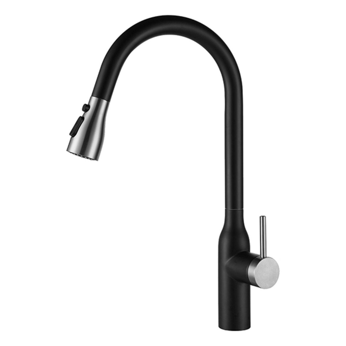 Смеситель для кухни с выдвижным изливом Lambert Pull-Out (LR3056B)