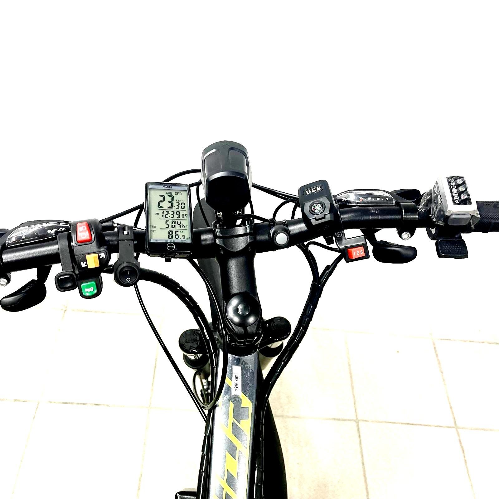 Електровелосипед TIRAS THOR AM DD 48V/800W Li-ion 30Ah 29" - фото 7