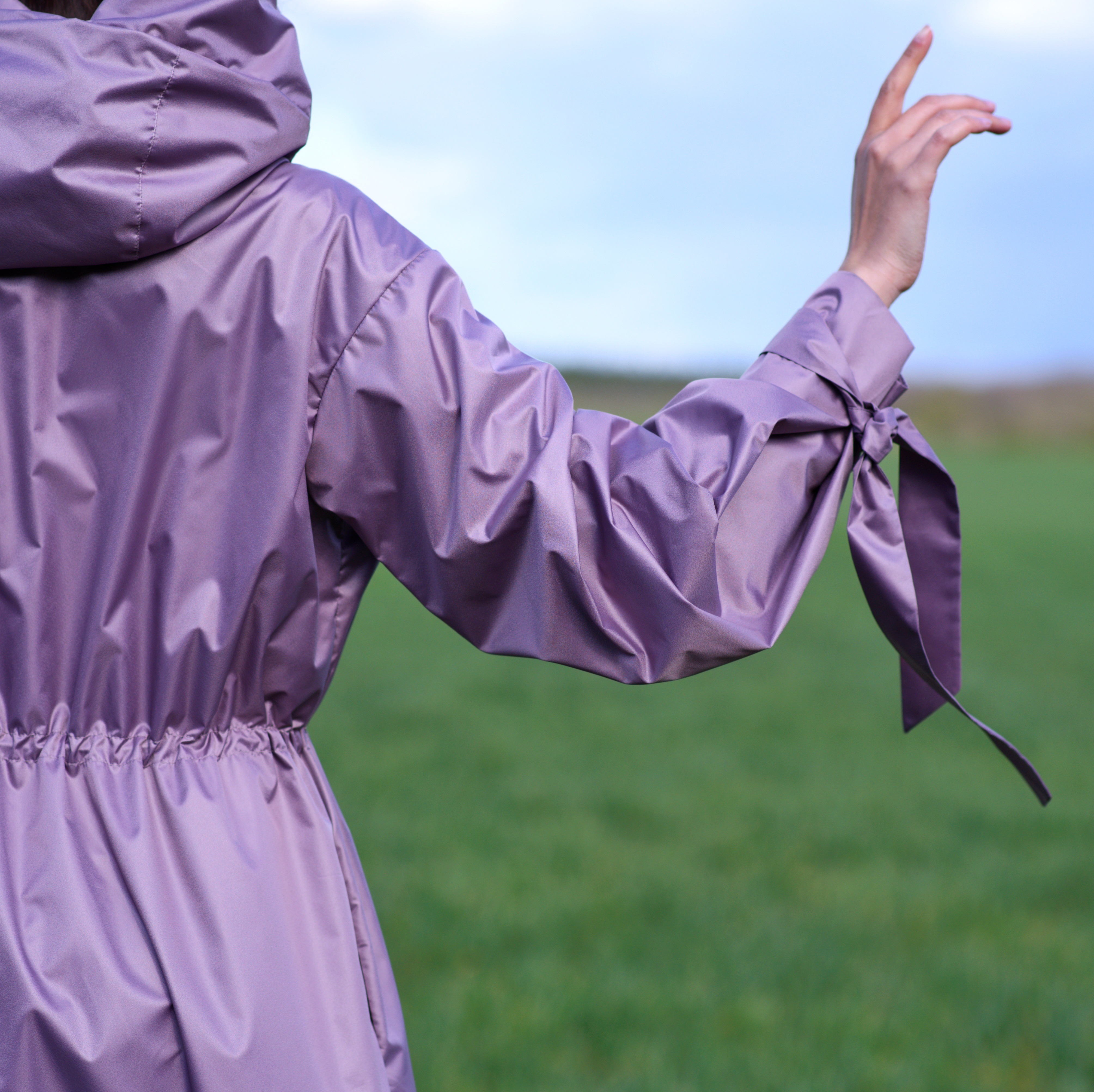 Плащ тренч дождевик raincoat by Parasol'ka 170-175 см Lavender (200104) - фото 4