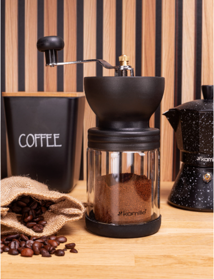 Кофемолка ручная Kamille механическая (7056) - фото 6