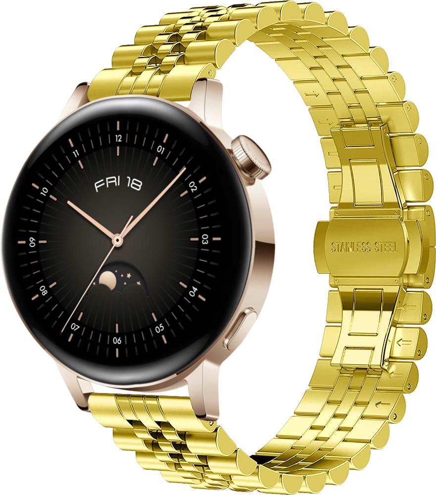 Браслет металлический Stech для Huawei Watch GT3 42 мм Gold (26981-2A)