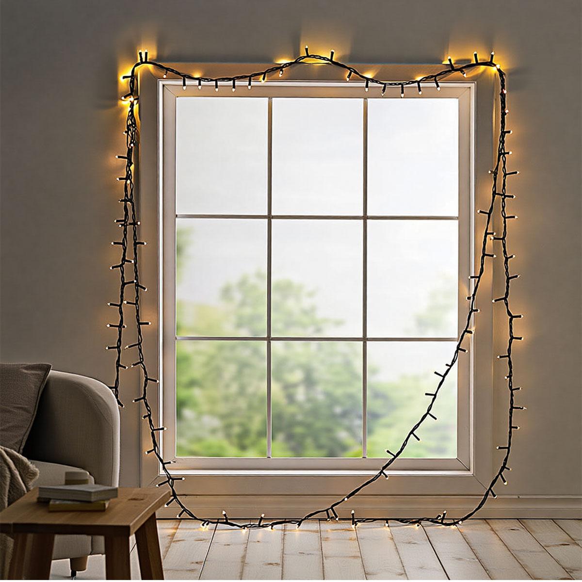 Гірлянда кімнатна Нитка W220LED22MBY 22 м 220 LED Чорний/Жовтий (29912743) - фото 8 Гірлянда кімнатна Нитка W220LED22MBY 22 м 220 LED Чорний/Жовтий (29912743) - фото 8