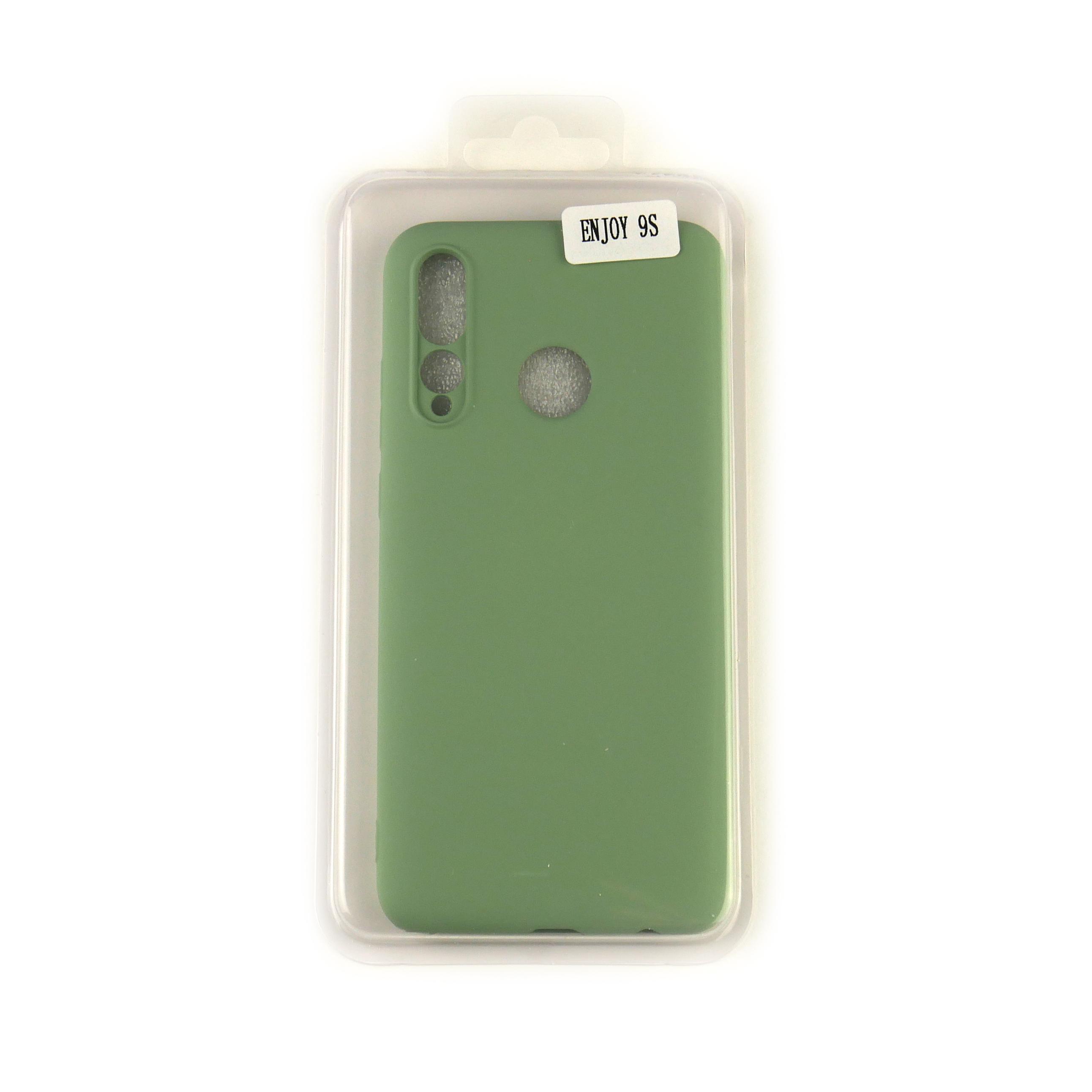 Чехол Silicone Case Full Cover Huawei Enjoy 9s Зеленый