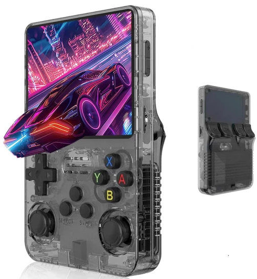 Ігрова ретро консоль Game Master R36S 1/64GB 15000 ігор Black - фото 2