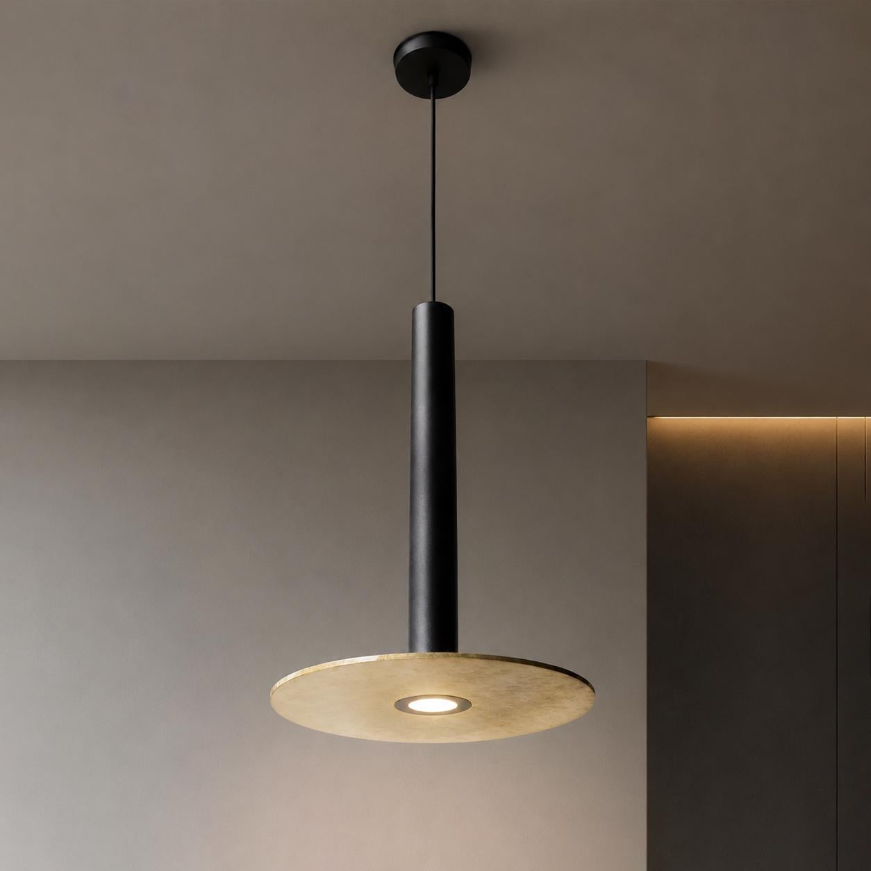 Подвесной светильник MSK ELECTRIC Disk NL 26501 BK+BN Черный/Бронзовый Подвесной светильник MSK ELECTRIC Disk NL 26501 BK+BN Черный/Бронзовый