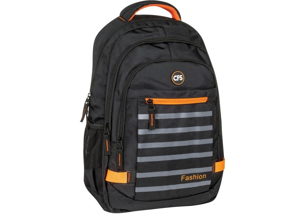 Рюкзак молодежный Cool For School 46x30x25 см 26-35 л Черный (CF86593)