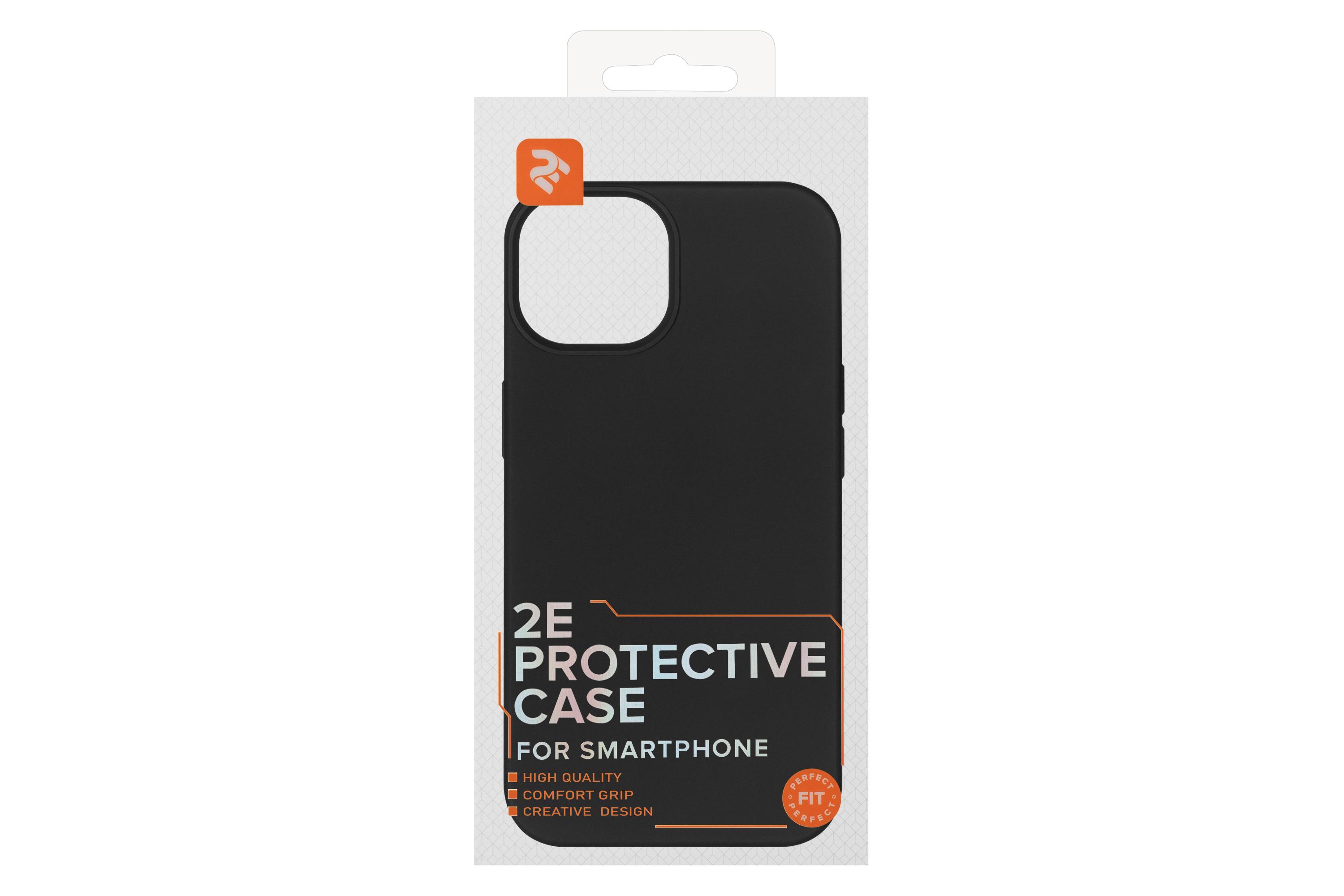Чехол-бампер для телефона 2E Basic Liquid Silicone iPhone 13 Black (2E-IPH-13-OCLS-BK) - фото 3 Чехол-бампер для телефона 2E Basic Liquid Silicone iPhone 13 Black (2E-IPH-13-OCLS-BK) - фото 3