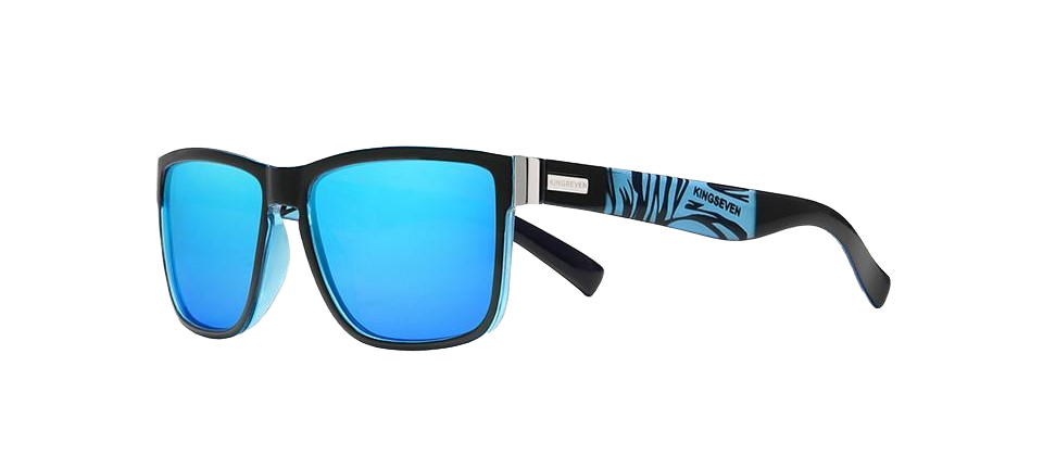 Солнцезащитные очки KINGSEVEN DESIGN N752 Wayfarer с поляризованными линзами Синий