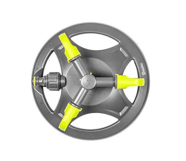 Ороситель вращающийся Bradas Line 3-х рожковый на круглой подставке Lime (21196)