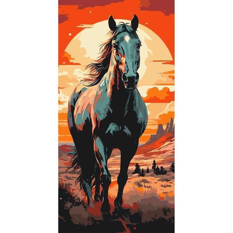Картина по номерам ART CRAFT Horse art 40x80 см (11541-AC)