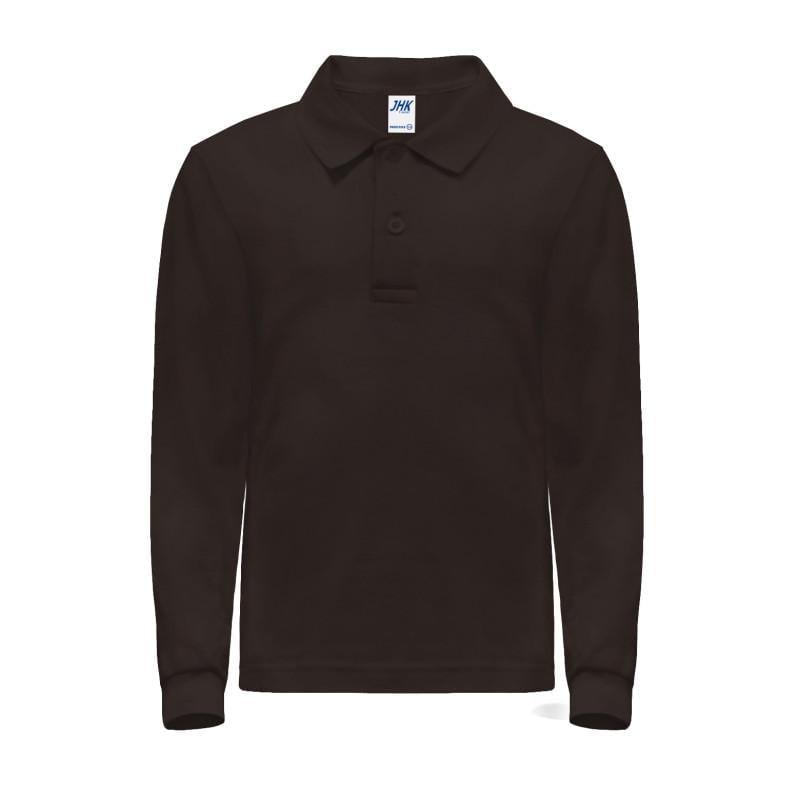 Поло детское JHK KID POLO LS 7/8 Серый (GF) Поло детское JHK KID POLO LS 7/8 Серый (GF)