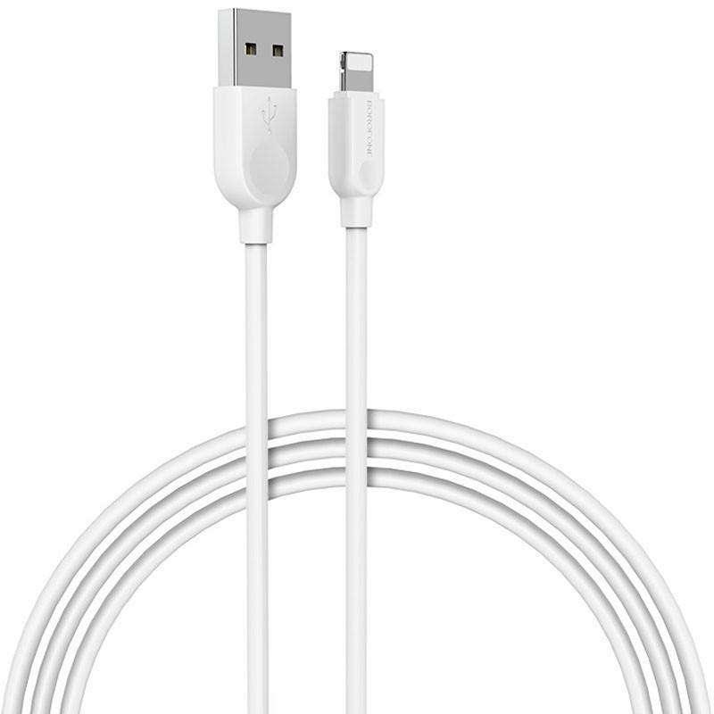 Кабель дата Borofone BX14 USB Lightning 3 м White (00000060115_1) Кабель дата Borofone BX14 USB Lightning 3 м White (00000060115_1)