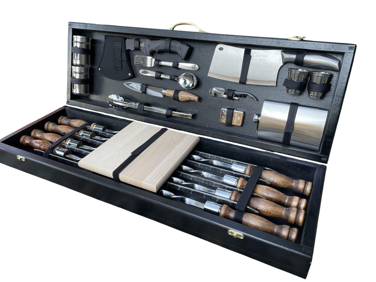 Набір шампурів Турист 4 у кейсі Black (11289583)