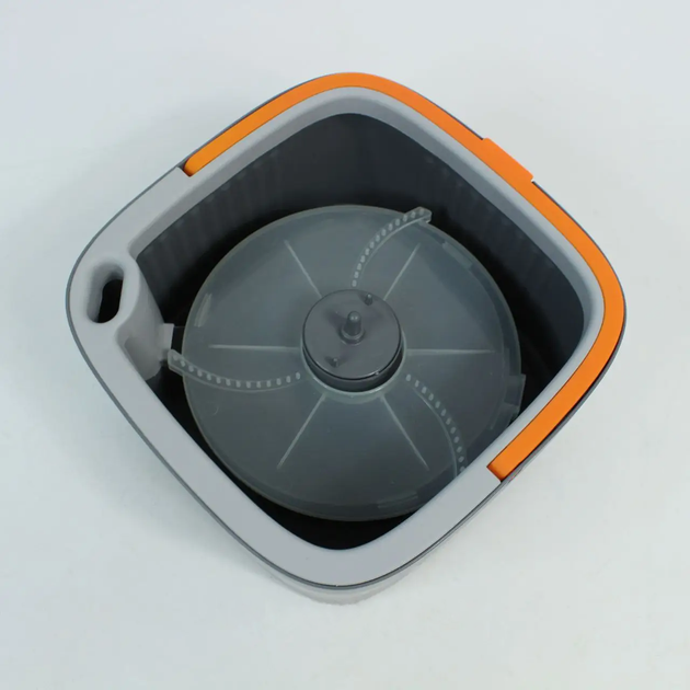 Швабра с самоотжимом с ведром для мытья полов 5,8 л - фото 2