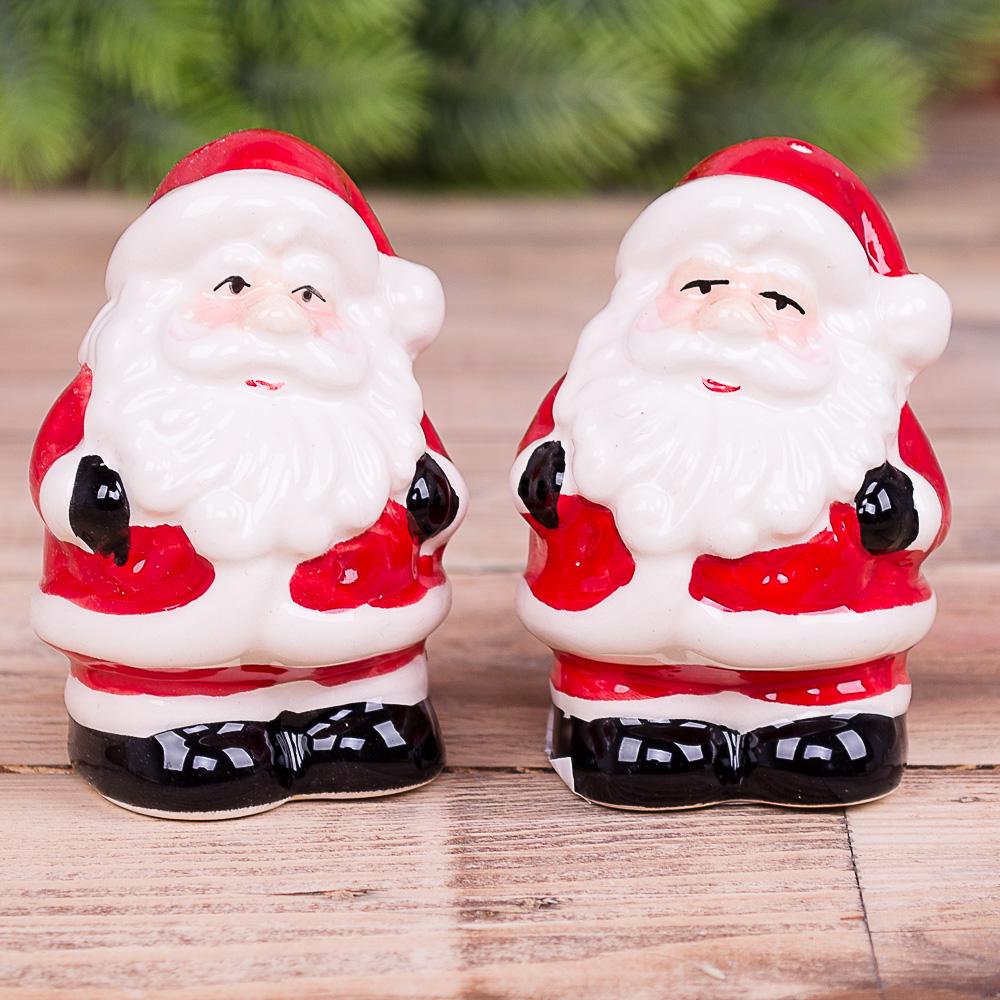 Солонка в форме деда мороза 2 шт. (4498)