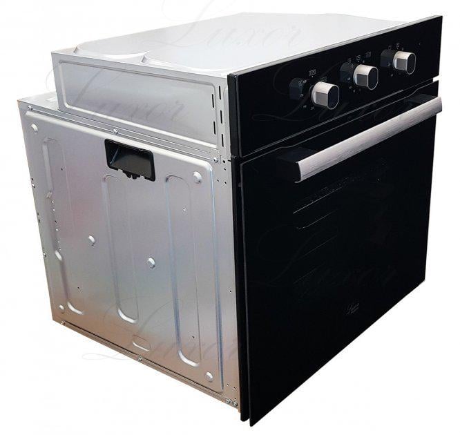 Духова шафа газова Luxor Qualität 60 GBO Grill + конвектор Чорний - фото 2