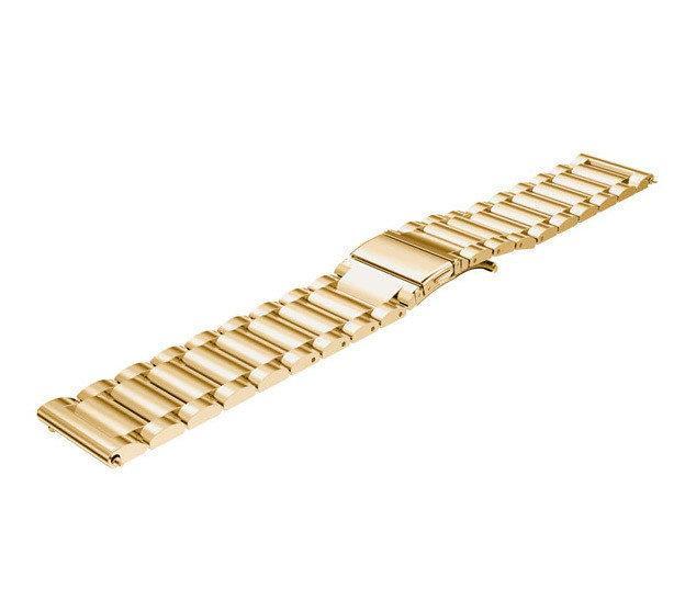Металлический ремешок для часов Samsung Galaxy Watch Active SM-R500/Active 2 SM-R820/R830 Gold (925606693)